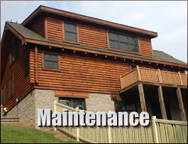  Rockwell, North Carolina Log Home Maintenance